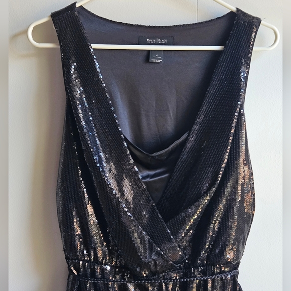 White House Black Market Sleeveless Sequin Mini Dress in Women's 4 - Picture 16 of 16